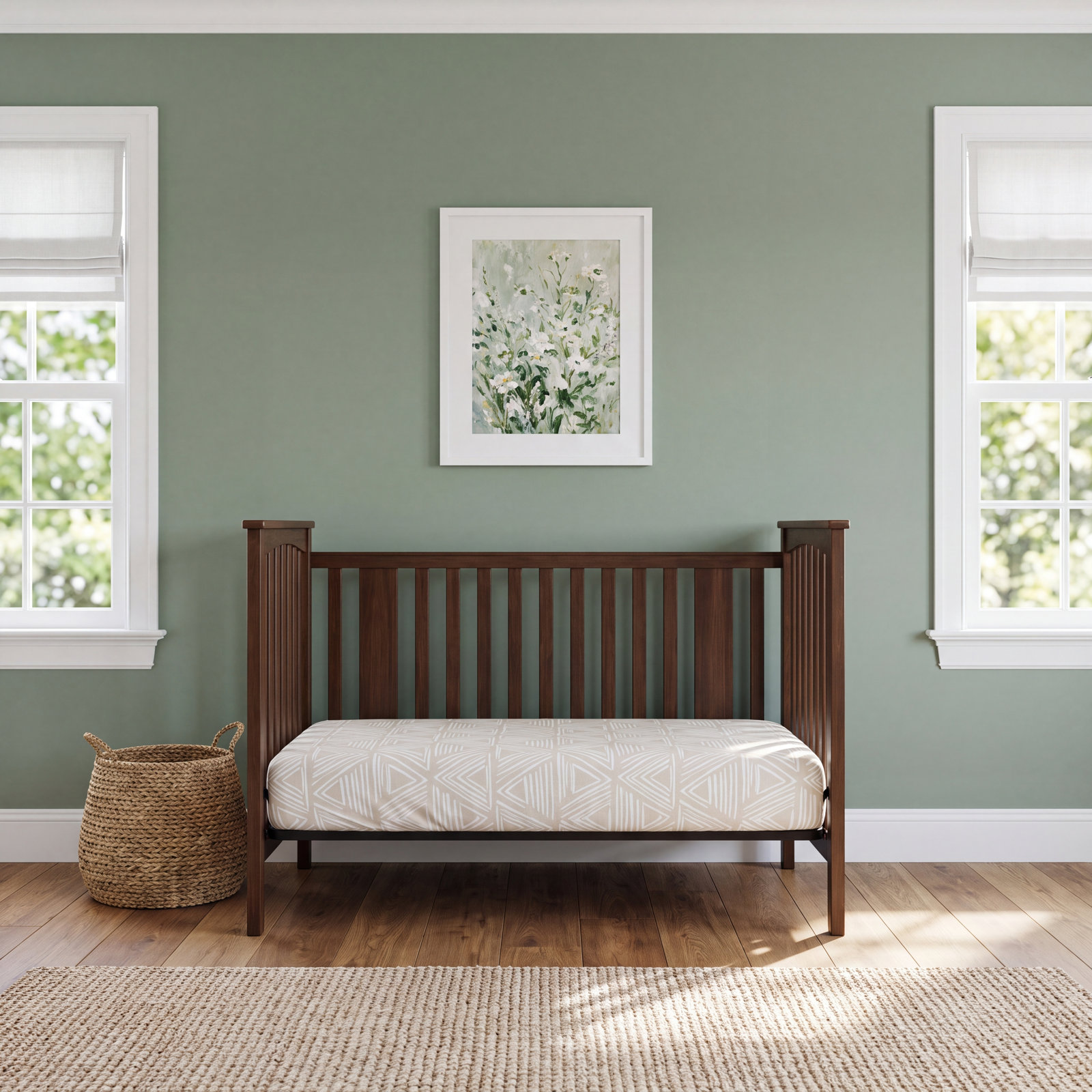 Oat Stripe Muslin All-Stages Midi Crib Sheet in GOTS Certified Organic Cotton