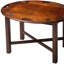 Table basse 30 "en bois brun et brun foncé