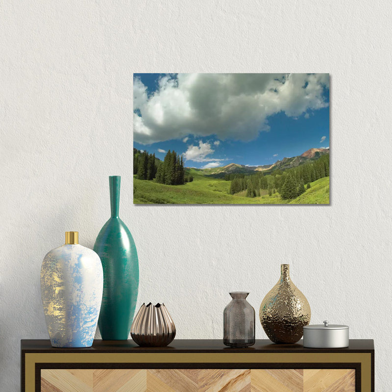 Stand Of Conifers In The Elk Mountains Near Crested Butte, Colorado 1 Piece Wrapped Canvas Wall Art, 30.48 cm H x 45.72 cm W