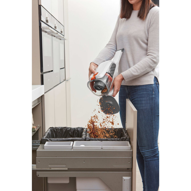 BLACK+DECKER dustbuster® Handheld Vacuum, Cordless, AdvancedClean+, White