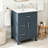 24 Inch Bathroom Vanity with Ceramic Sink