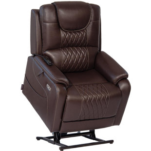 EONIX Triple Motor Lay Flat Power Lift Recliner Chair for Elderly with Massage, 400lbs Electirc Lift Chair for Living Room, Independent Adjustable Backrest Headrest, Extended Footrest, Cream White