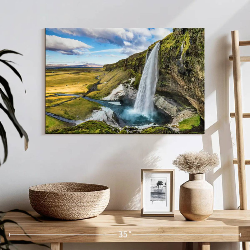 Alvord Seljalandsfoss Waterfall I, H 16 po x l 24 po