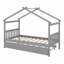 Lit en bois avec couchette-536255764