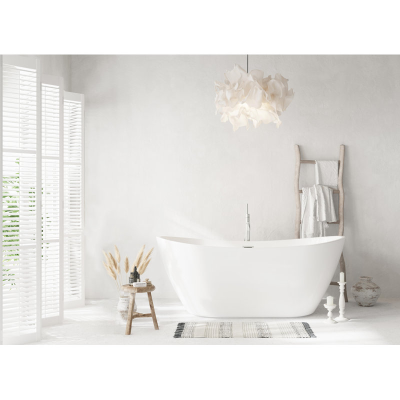 Baignoire de trempage 72 "x 32" Amadou, Nickel brossé