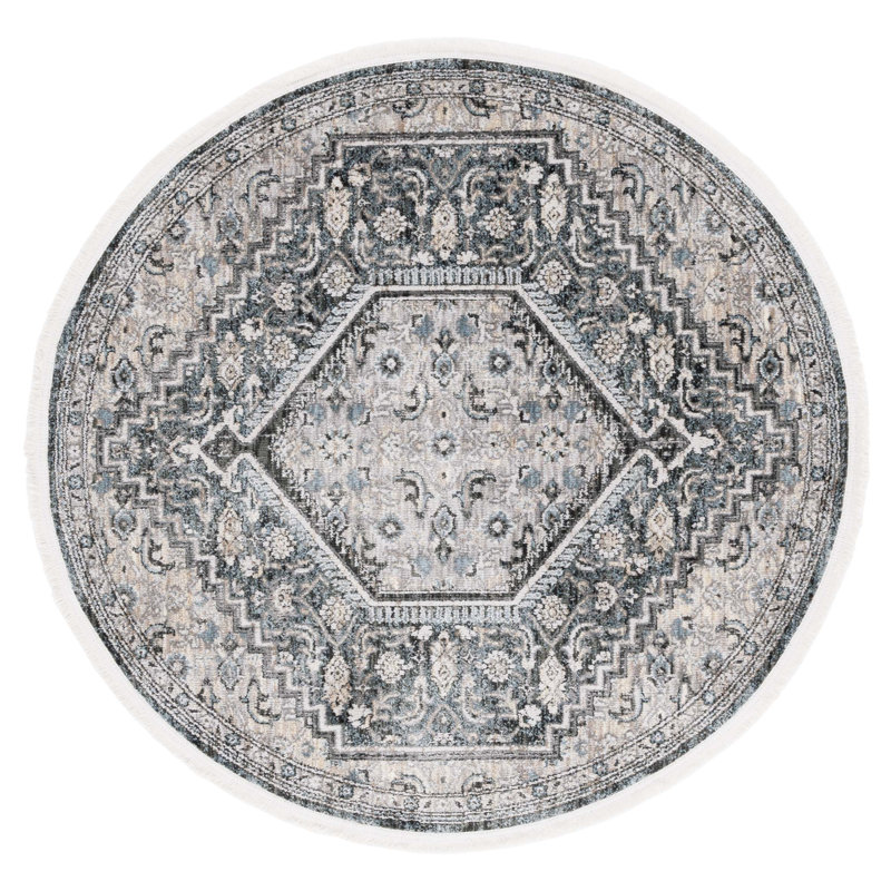 Allegonde Performance Oriental Rug, Round 4'