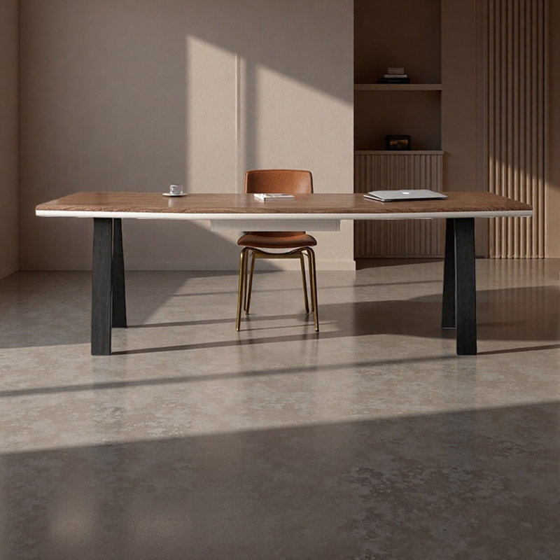Bureau italien minimaliste, H 29,53 po x l 62,99 po x P 27,56 po