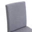 Deux chaises de salle à manger en lin et coton gris clair, simples et polyvalentes, confortables et accompagnées. Des chaises de salle à manger exquises et polyvalentes offrent une nouvelle expérience confortable. (Ensemble de 2)-1270113150