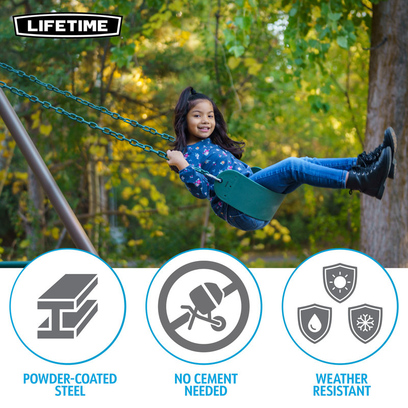 Metal 10 Ft Swing Set