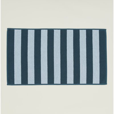 Simple Striped Striped Bath Mat