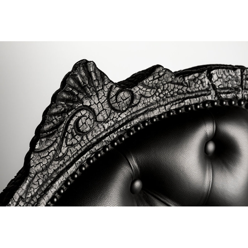 Smoke Leather Armchair