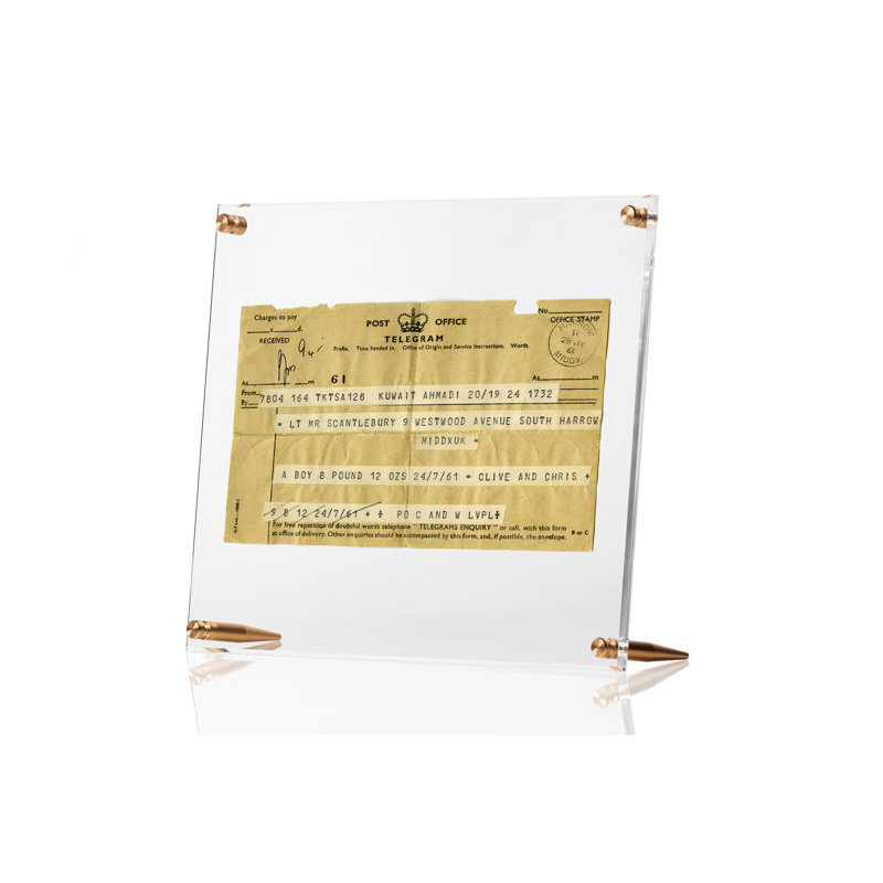 Cateno Picture Frame, Gold, 9" x 12"