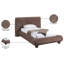 Lit en tissu de chenille Huckstep-2003859397-2003859399