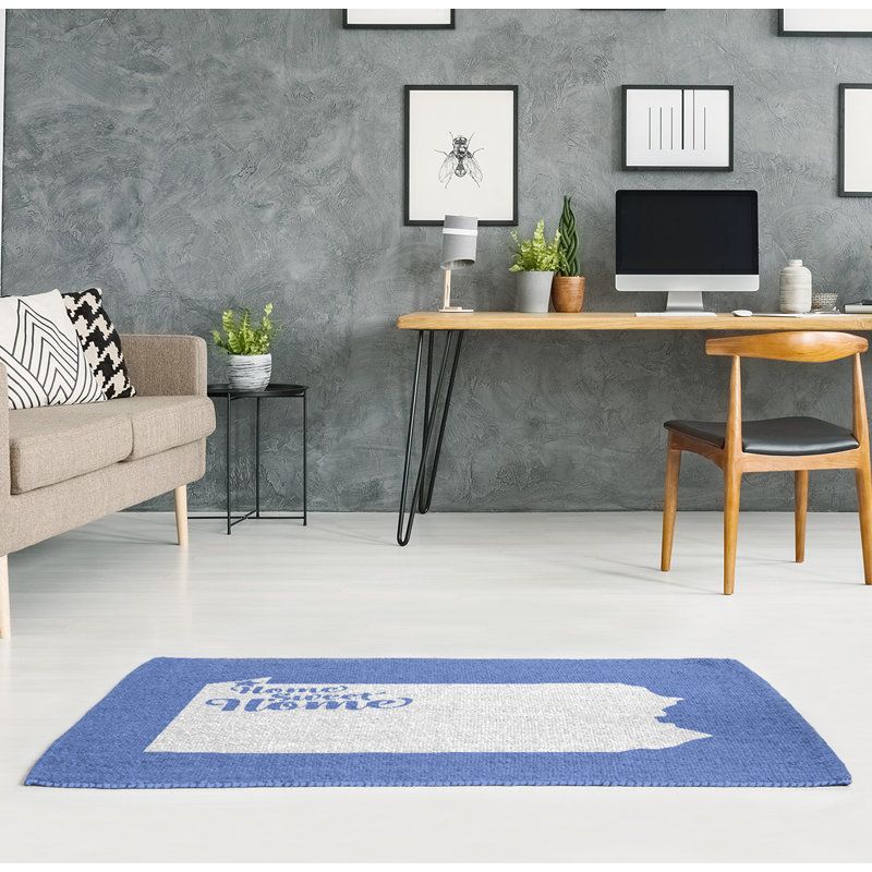 Tapis maison blue home Erie, Rectangle 5 pi x 7 pi