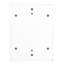 Meuble-lavabo de salle de bain avec lavabo mural 48 po, 2 portes à fermeture douce, petites tablettes de rangement, lavabo moderne en contreplaqué 48 po, base