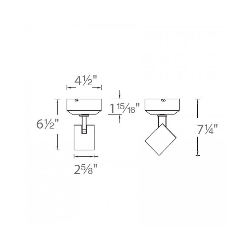 Tête de rail Lucio 10W monopoint, 4000K / 85, ASY, Noir