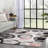Chimeng Avi Modern Geometric Grey Blush Rug-65122532