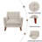 Upholstered Armchair-119232323