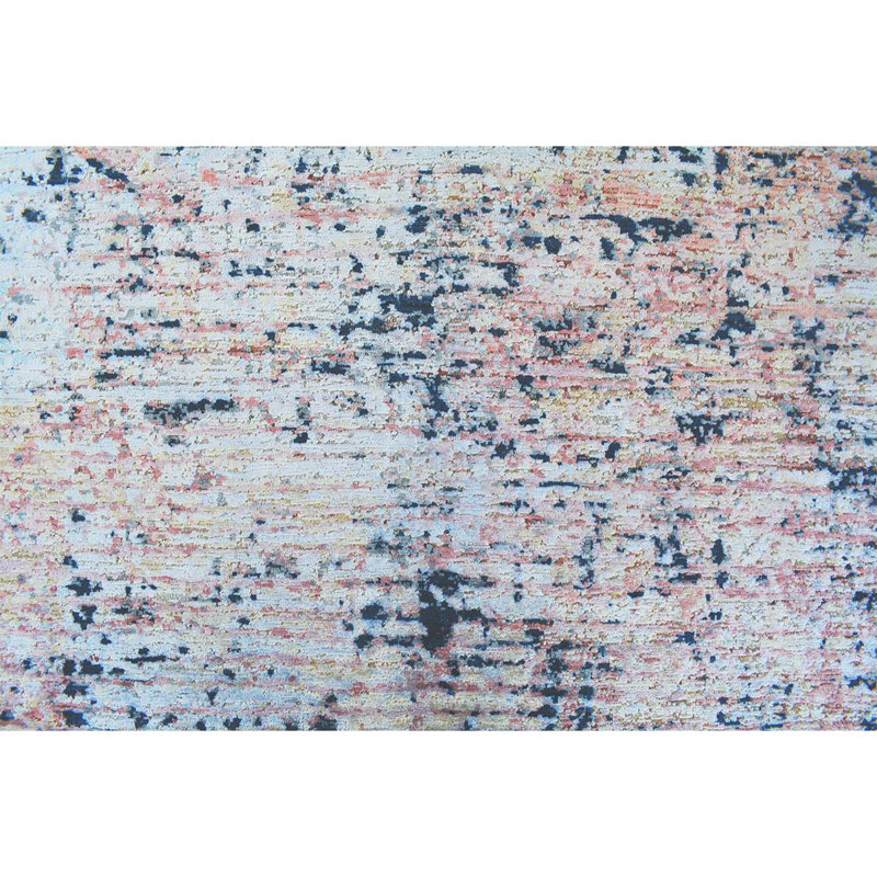 Wool Abstract Area Rug, Rectangle 8' x 10'