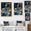 Lezanne Fashion Blue Perfume Delight III, reproduction d'art sur toile-1318637399-1318637405