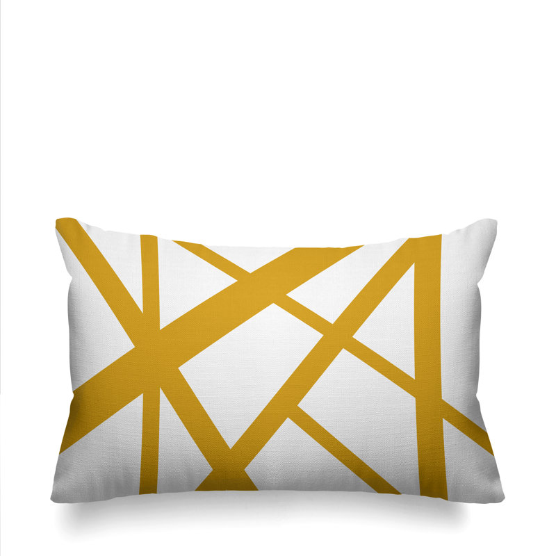Coussin intérieur / extérieur Shelly, Jaune