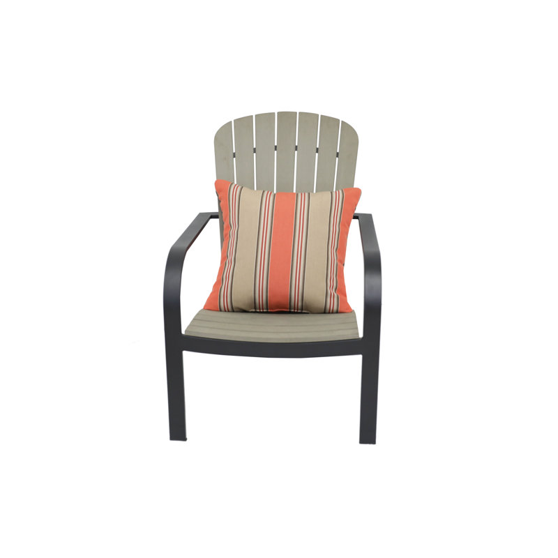Coussin Sunbrella, Orange/beige