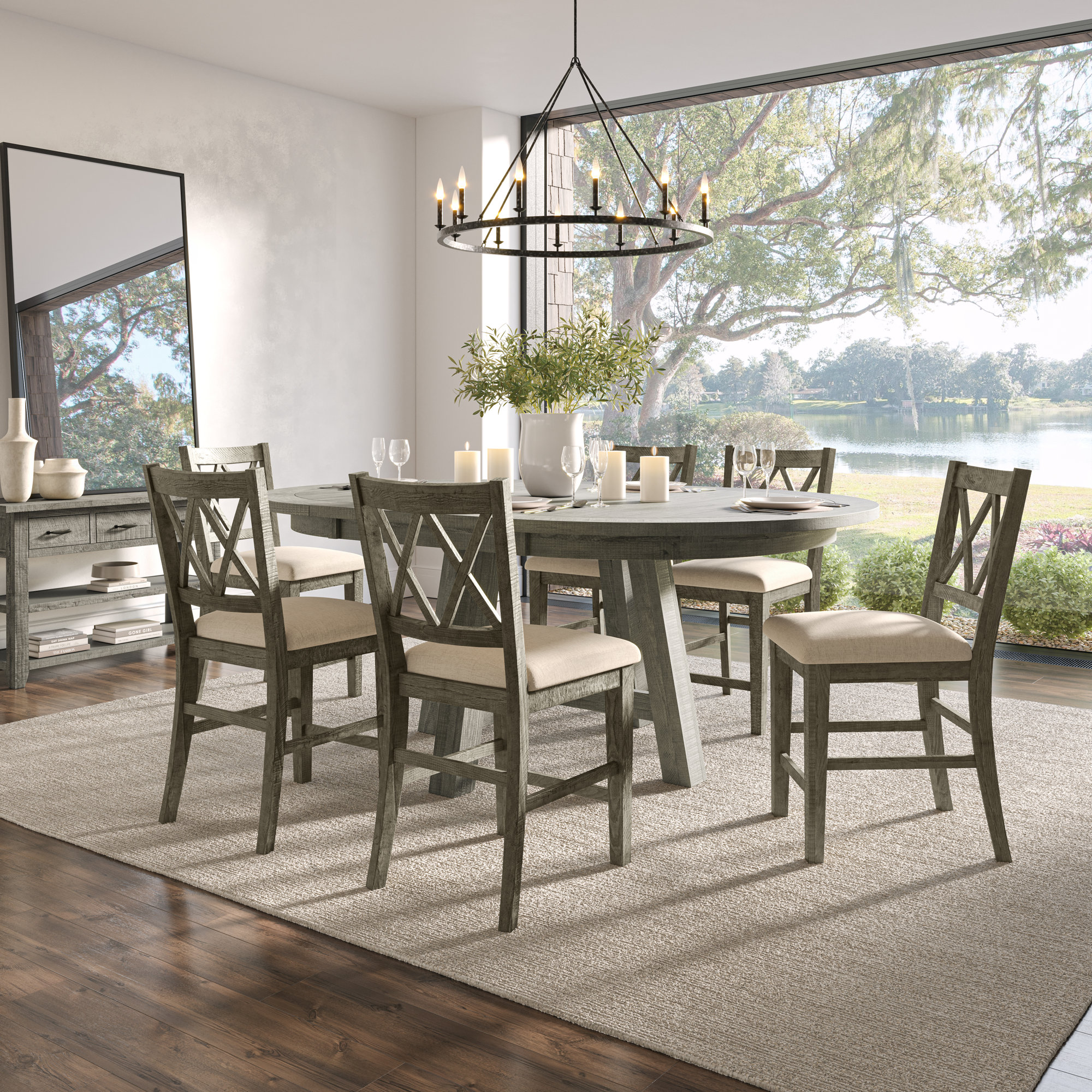 Maxine Stool, Driftwood Gray