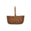 Wicker Oval Shopping Basket