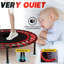 Trampoline pliable YC de 40 pouces avec poignée - Élastique de qualité supérieure - Noir