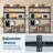 Garage Storage Shelves 5 Tiers, Heavy Duty Storage Shelving Racks with 3000 Lbs Capacity, 60" L x 24" W x 72" H Metal Adjustable Shelving Unit for Kitchen Pantry Basement Bathroom Laundry