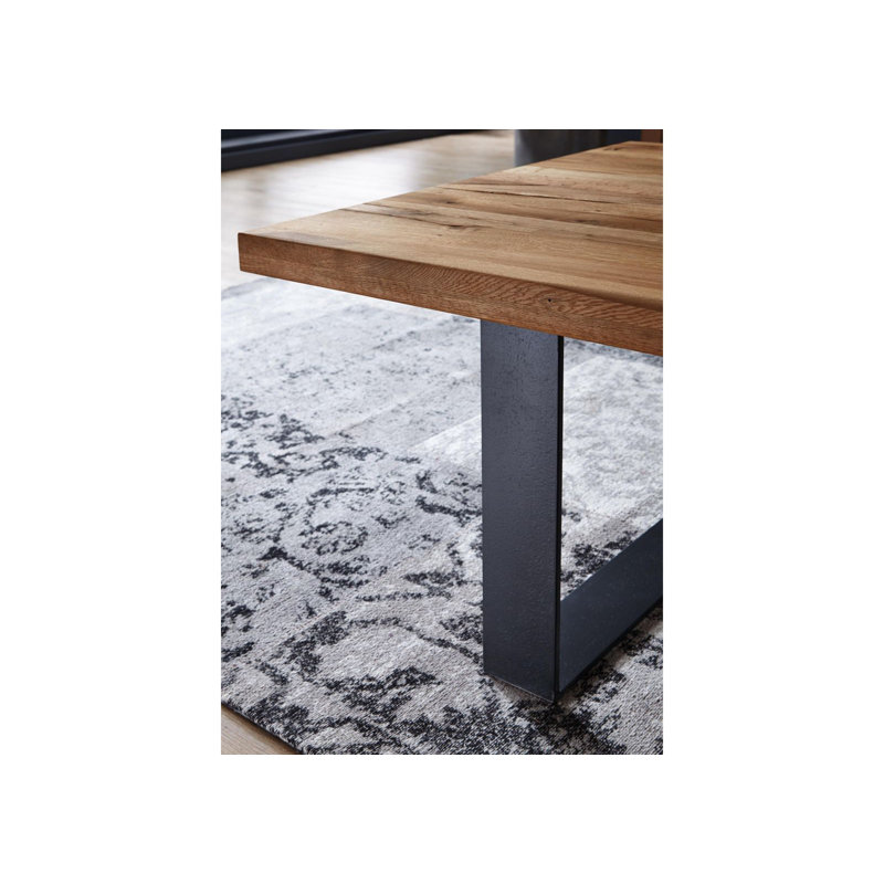 Montreux Sled Coffee Table, 45cm H x 110cm W x 70cm D, Ecru