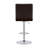 Black And Chrome Adjustable Bar Stool (Set Of 2)-589952710