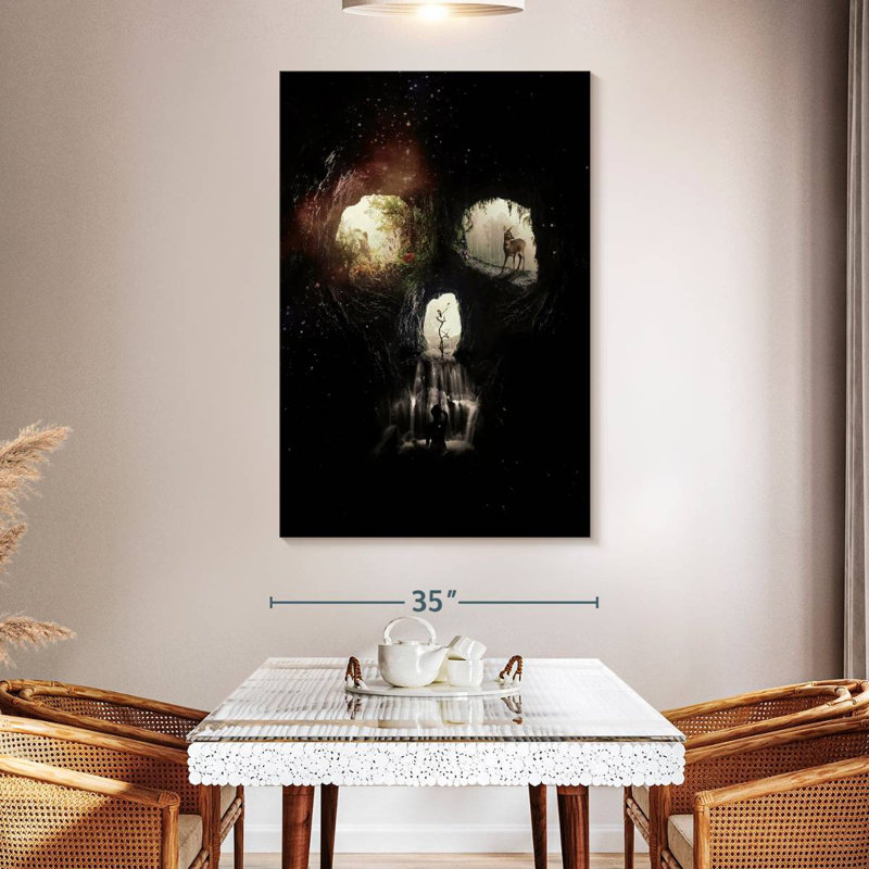Kerner Cave Skull, 36" H x 24" W