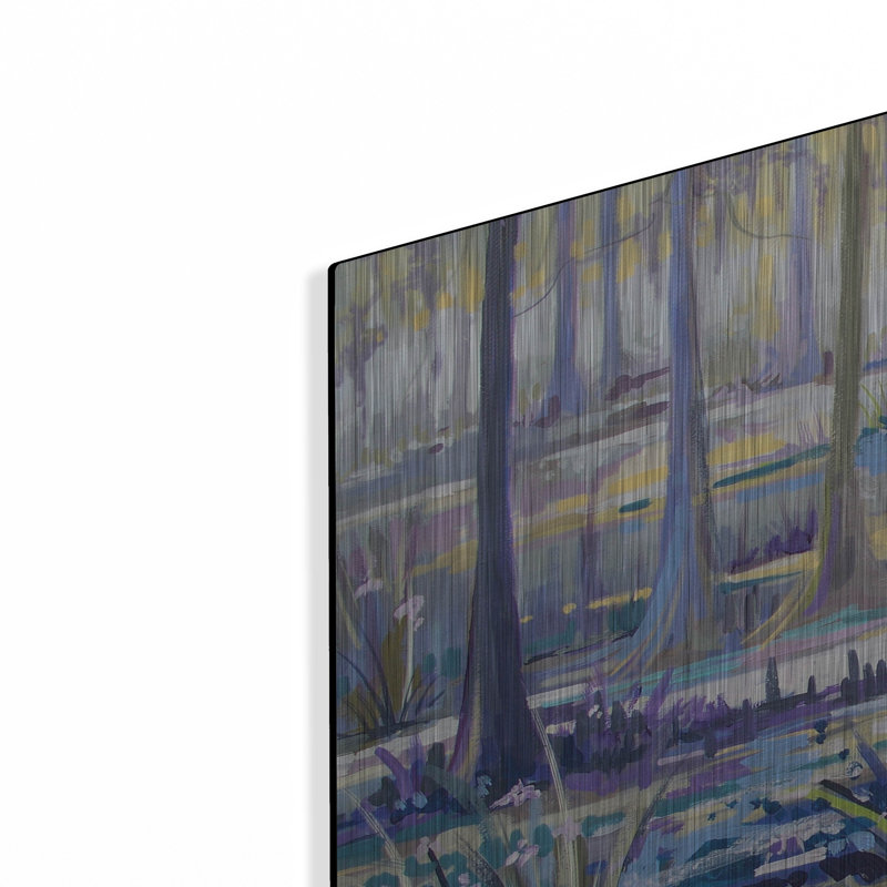  «Blue Bayou Swamp» par ADEL, art mural en métal, 36 po x 24 po, H 24 po x l 36 po