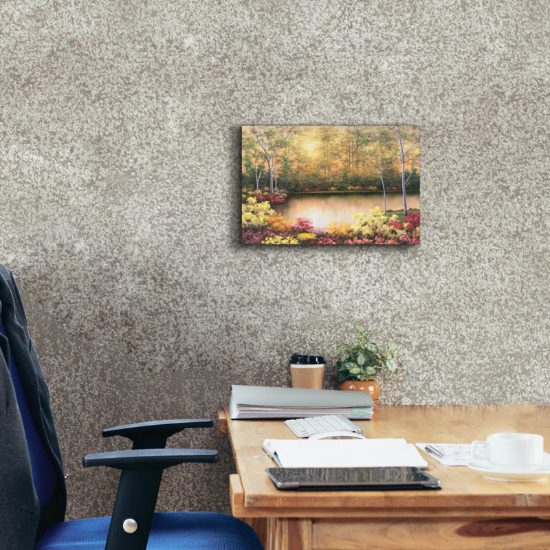 Charlton Home ' Bursting in Autumn' by Diane Romanello, Canvas Wall Art, 40"x26", 12" H x 18" W x 0.75" D