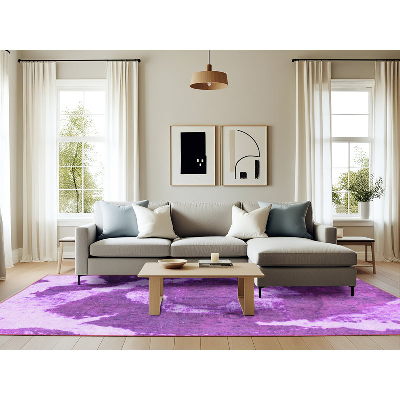 Tapis mauve Deery, Rectangle 6 pi x 9 pi