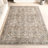 Jeccica Distressed Vintage Medallion Jute Blend Polyester Area Rug-1165161947