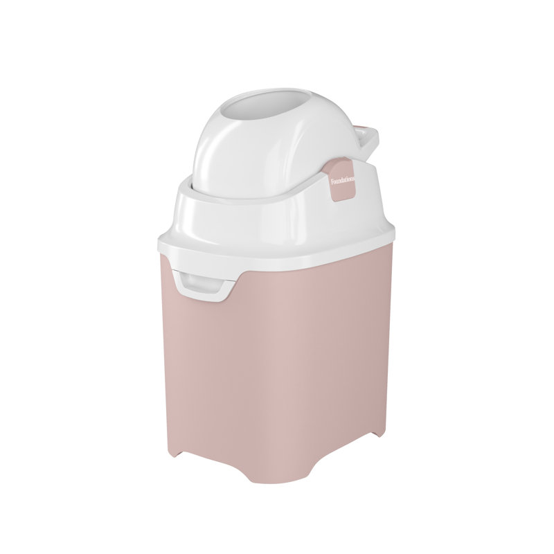 Mini-seau Ã  couches, poubelle de 5,7 litres, Rose