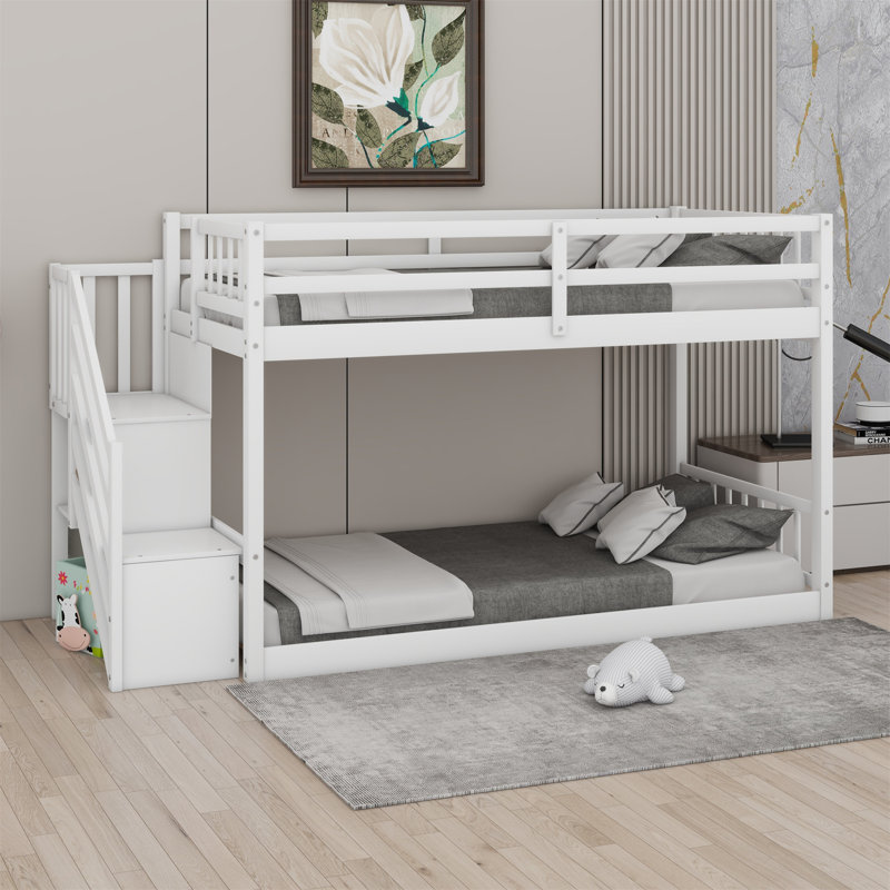 Lit superposé simple Imarah Kids, Blanc