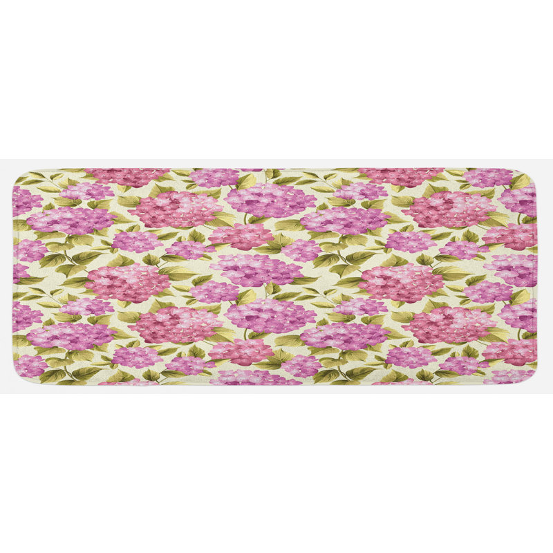 Tapis de cuisine shabby flore