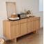Armoire d'appoint en bois massif Simple