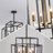 12 - Light Dimmable Lantern Square / Rectangle Chandelier-1649692867