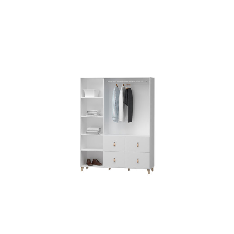 Dominguez 3 Door Manufactured Wood Wardrobe