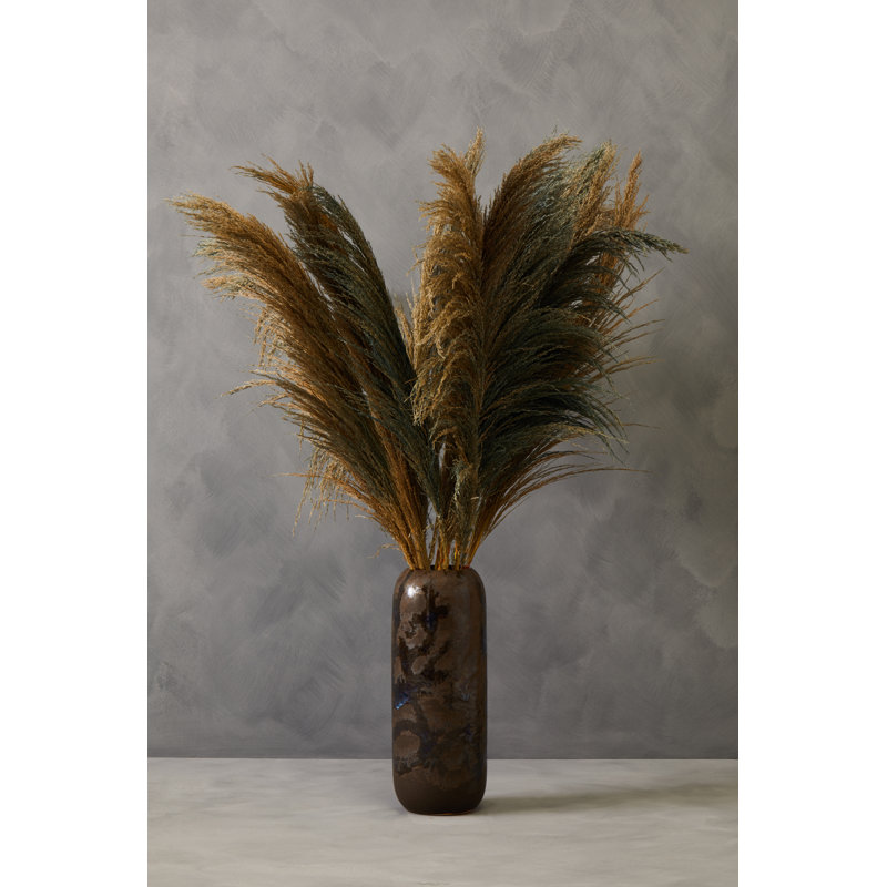 Zuriah Stoneware Table Vase, Brown