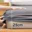 Lall Microfiber Brushed 25cm Deep Fitted Bed Sheet-402069927-402069944