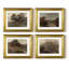 «Vintage Landscape LXVI», ensemble de 4 reproductions encadrées
