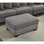 Canapé d'angle modulaire 5 places en velours côtelé gris, convertible en L et en U, avec coussins profilés en mousse haute densité, au design attrayant.
