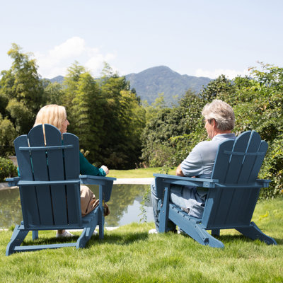 Wolak Foldable Outdoor Adirondack Chair