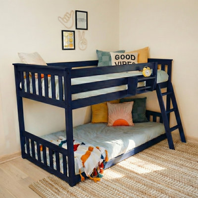 Aileana Kids Twin Over Twin Bunk Bed