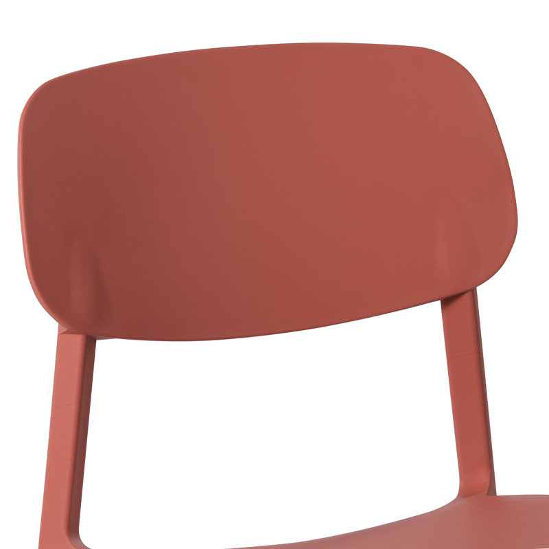 Ensemble repas d'extérieur rond, Rouge